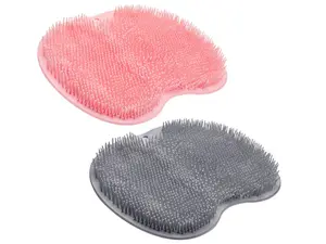 Foot Back Scrubber Exfoliating Silicone Massager Pad Cleaning Mat Bath Shower US