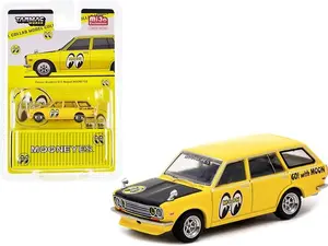 Tarmac Works 1:64 Datsun Bluebird 510 Wagon Mooneyes Special Limited Edition Diecast Car