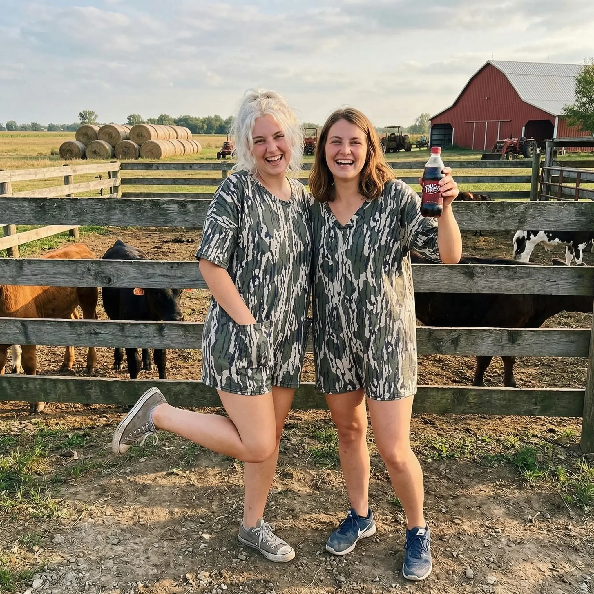 Women's Casual Camouflage Jumpsuit Short Sleeve Romper Camo One Piece Outfits