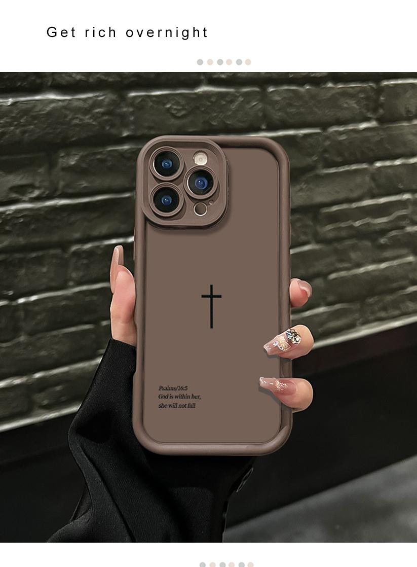 Biblical Cross Phone Case for iPhone 17 Pro Max 16 Pro Max 15 Pro 14 13