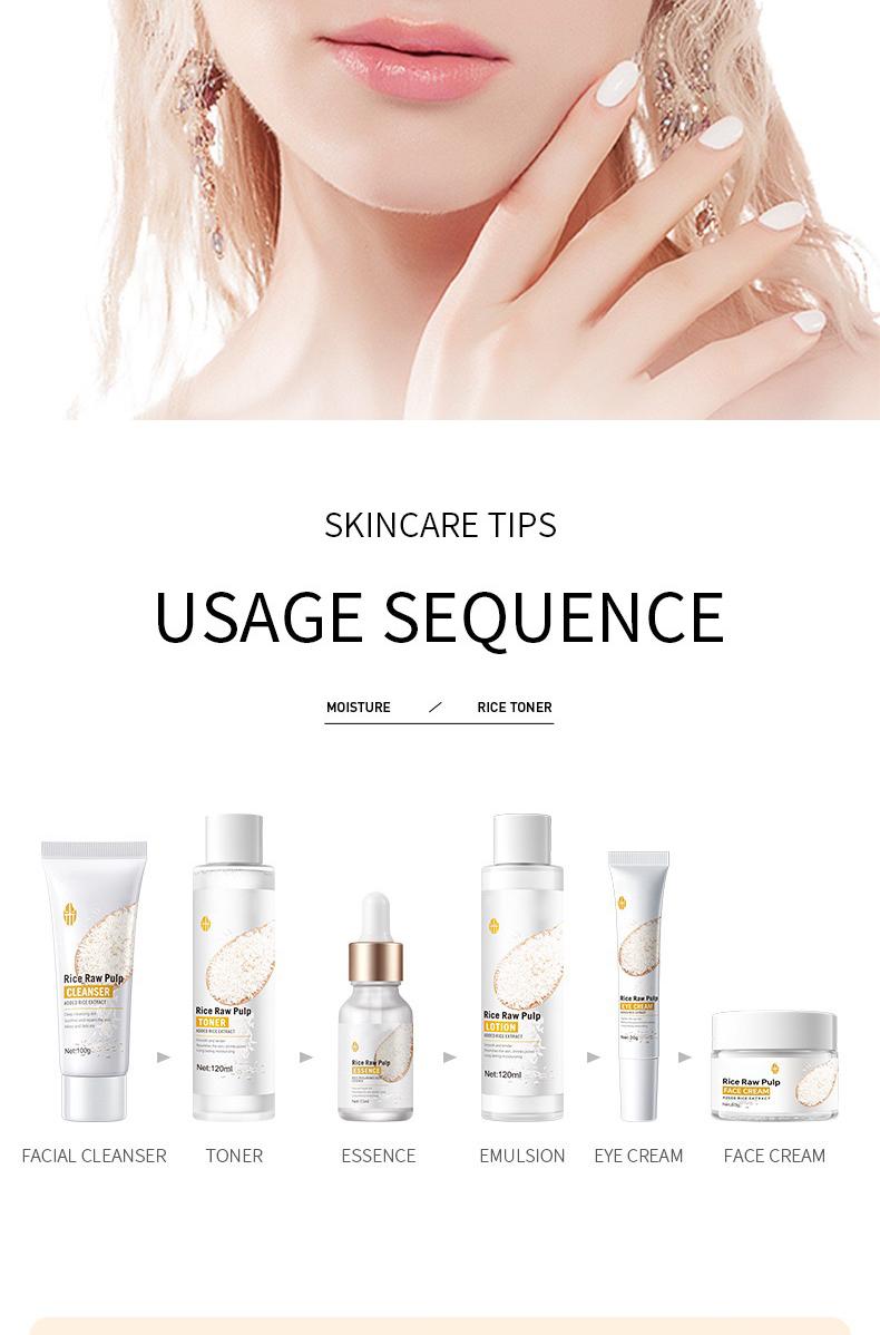 Korean Rice Toner Set with 77.78% Rice Extract & Niacinamide for Hydration & Brightening 6 Best-Selling Products Ideal for Gifts Korean Rice Toner Set with 77.78% Rice Extract & Niacinamide for Hydration & Brightening 6 Best-Selling Products Ideal for Gifts