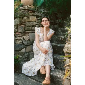 The Benny Dress | Alabaster Daisy