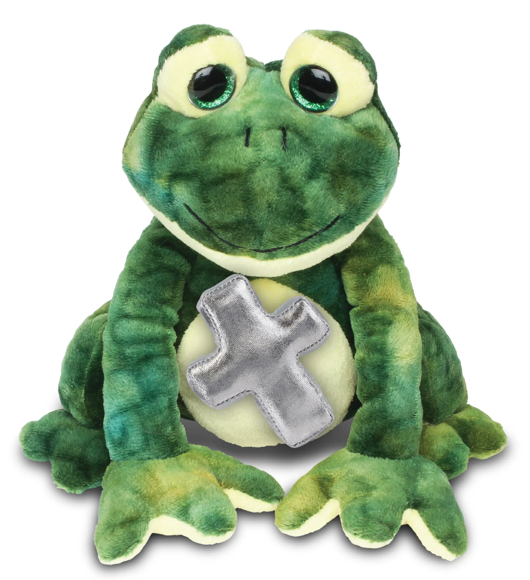 PLUSH CROSS - SUPER SOFT PLUSH - SQUAT FROG