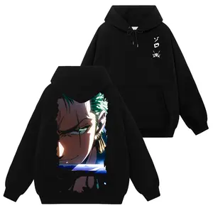 [Ace Shop] Roronoa Zoro King Of Hell - One Piece Op #68 Hoodie T-Shirt Sweatshirt Retro Vintage Unisex Graphic 90s Cotton, Gift For Wibu, Anime Manga Y2K Streetwear
