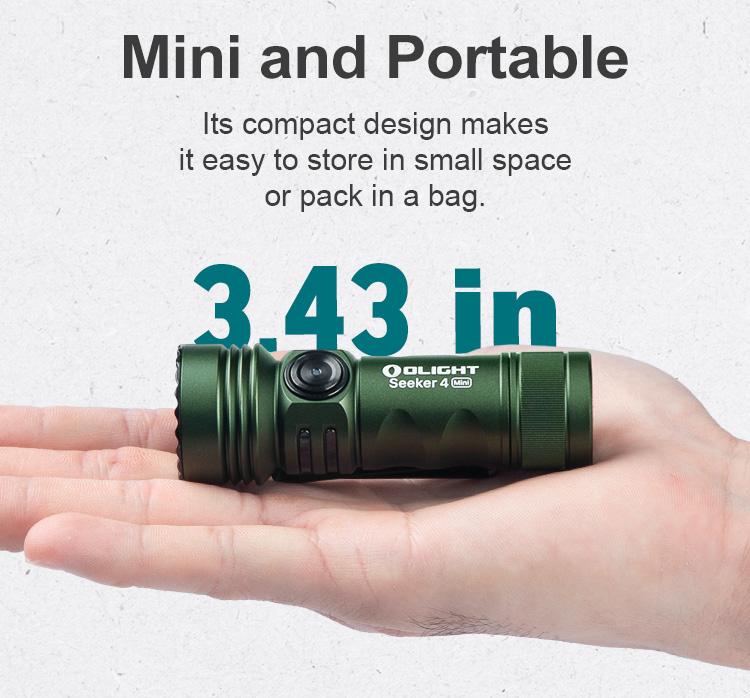 OLIGHT Seeker 4 Pro Rechargeable Flashlights, High Lumens Powerful Bright Flashlight 4600 Lumens with USB C Holster, Waterproof Flashlight