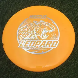 Innova Star Leopard with Burst Logo Stock Stamp - 169.2g - Yellowish Orange