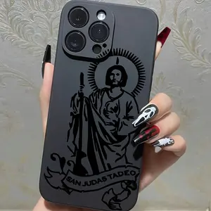 Case for iPhone 17 16 Pro Max 15 Plus 14 13 12 11  Air X XR XS E God Pattern Design Shockproof Soft Silicone Durable Phone Cover