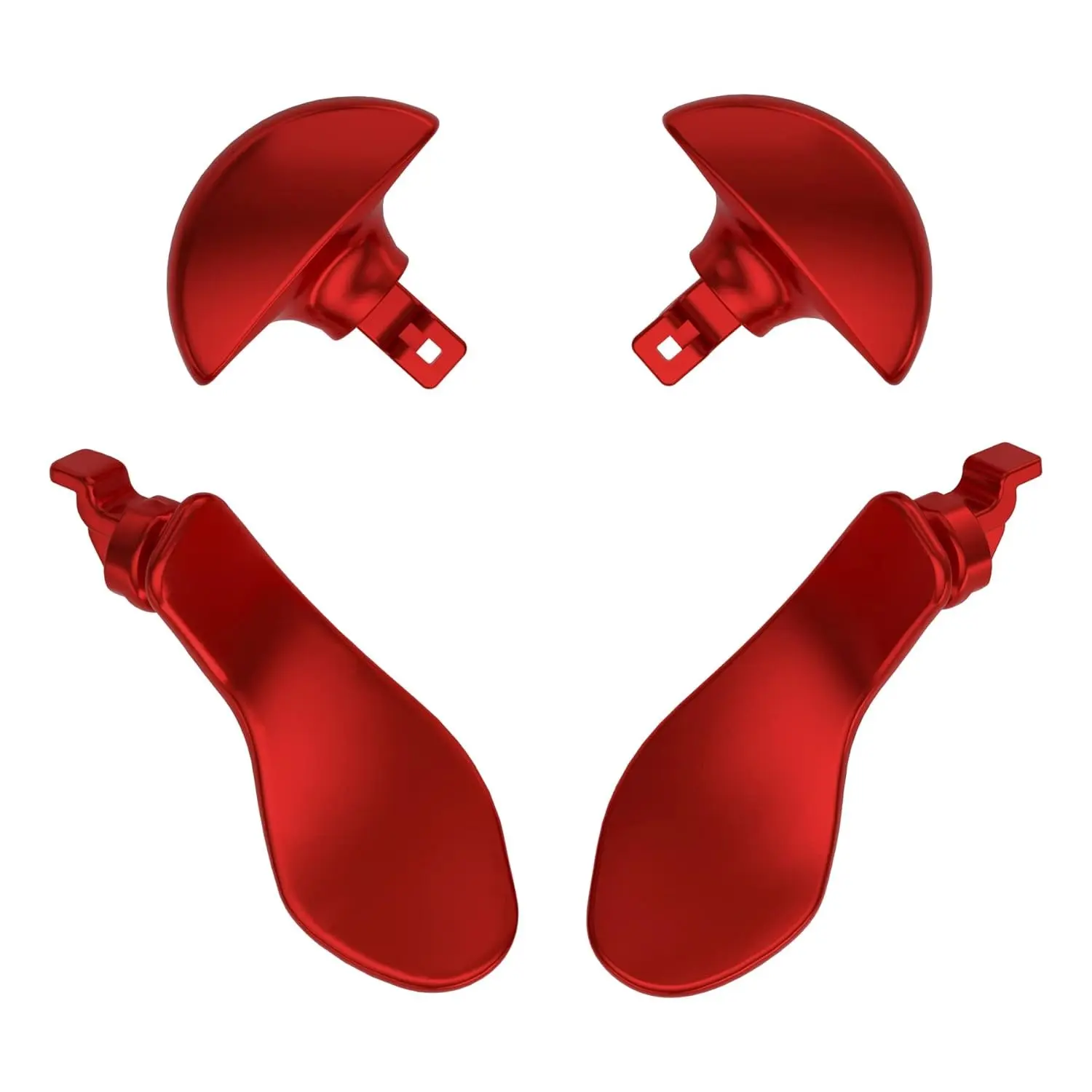 4pcs Metal Back Paddle for Ps5 Edge Controller, Interchangeable Stainless Steel Rear Button Replacement Parts, Compatible with Ps5 Edge Controller, Game Console Accessories, Gaming Console Accessories