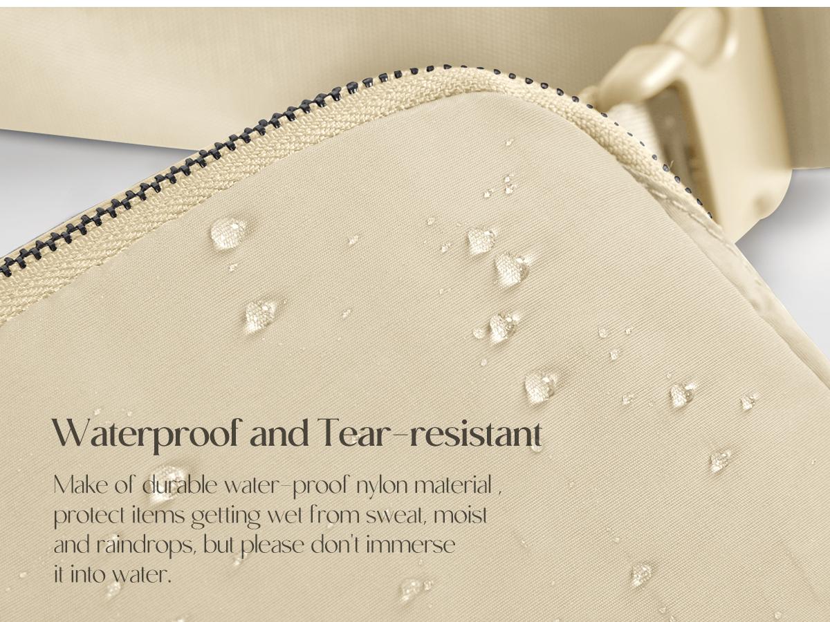 ODODOS Unisex Mini Belt Bag with Adjustable Strap Small Fanny Pack for Workout Running Traveling Hiking