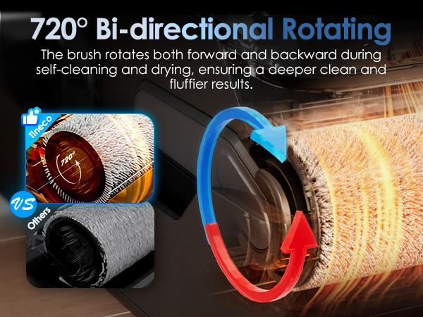 Tineco Floor One S9 Artist Pro Wet Dry Vacuum Cleaner, 22kPa Suction, 360° SmoothDrive, Anti-Tangle Design, 185°F Flashdry, 75 Min Runtime, Dual-Edge Cleaning, 180° Lay-Flat