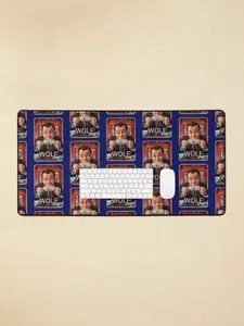 Finance Meme Dollar Trader Mouse Pad, Wolf of Wall Street Inspired Desk Mat, Stock Market Office Setup Decor, Investment Trader Workspace Mousepad Gift