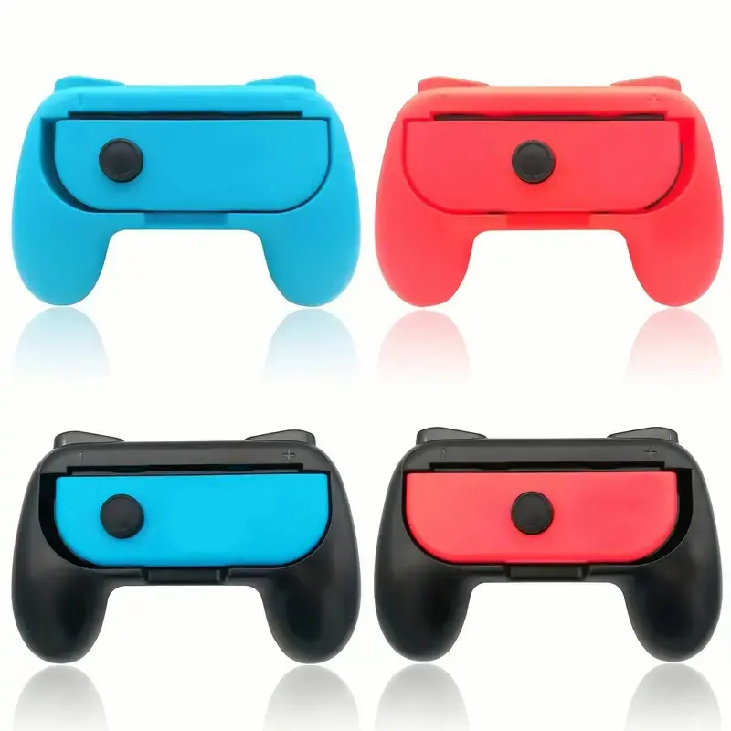 Switch Joy Con Oled Small Handle Grip Controller Grips Ns Left Right Hand Game Holder Set of 2, Comfortable Gaming Accessory for Nintendo Switch