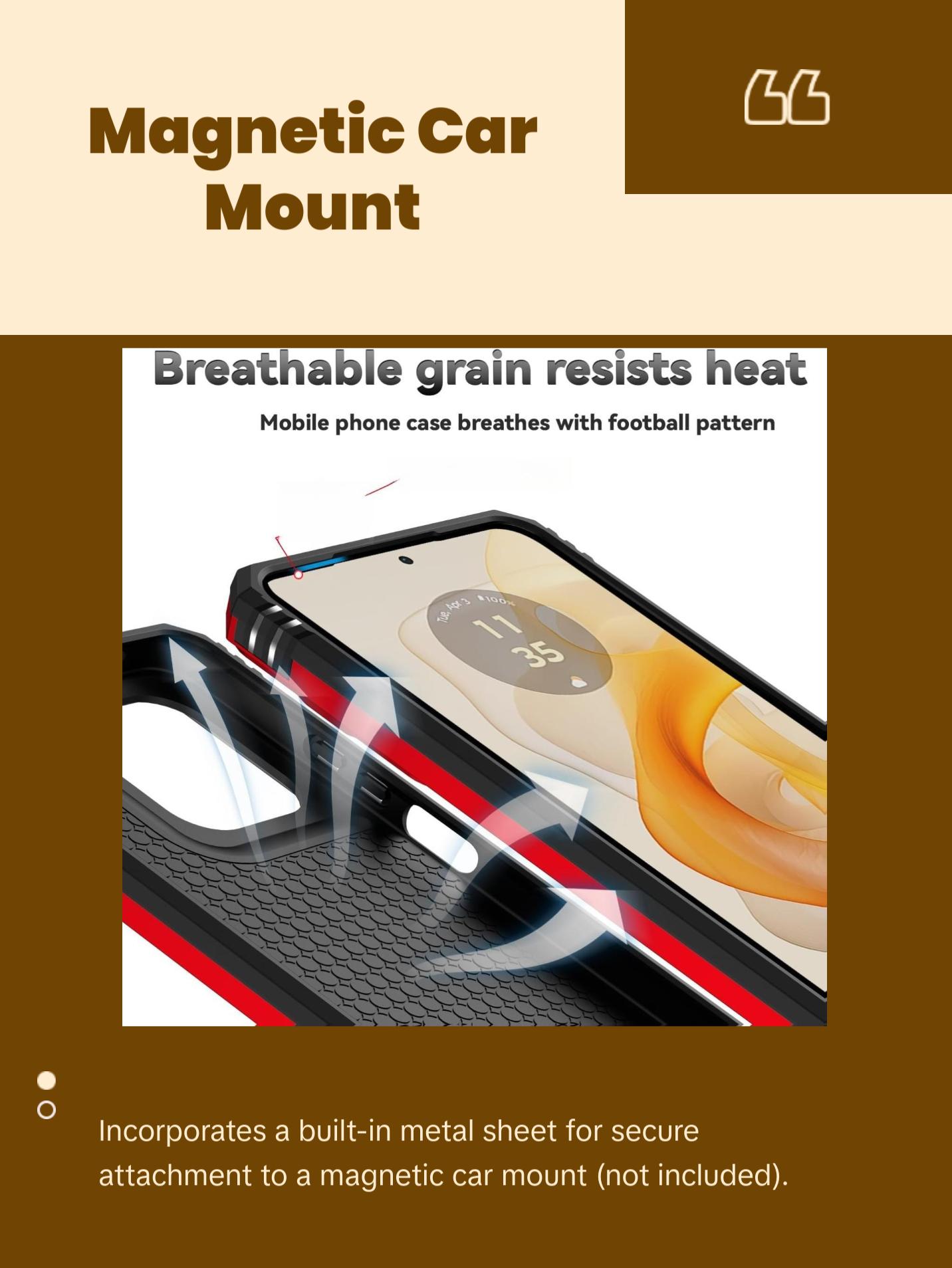 Moto G 5G 2025 Case with HD Screen Protector & Slide Camera Cover & Kickstand, [Military-Grade] Phone Case (Red, for Moto G 5G 2025) Metal Smartphone