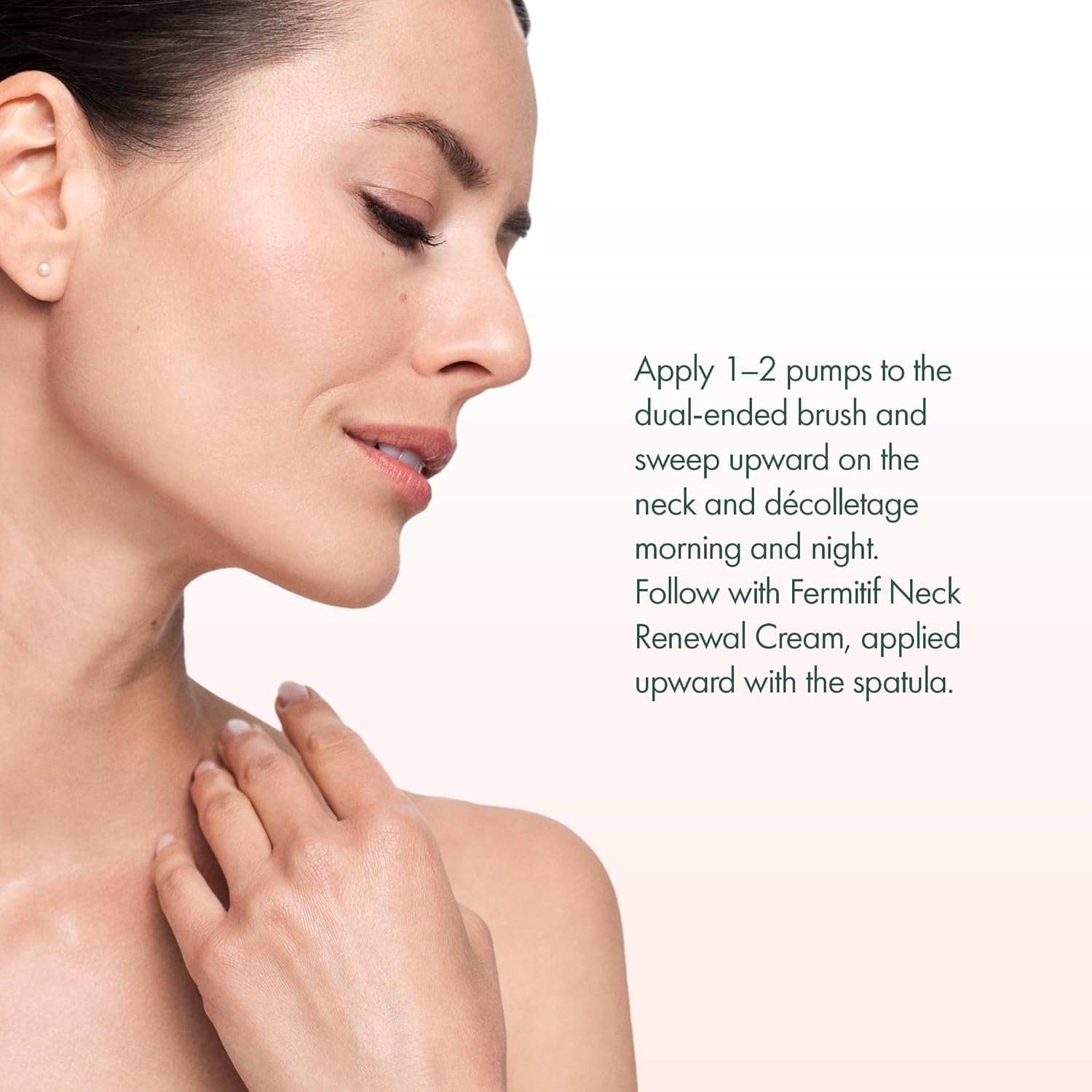 【Spring Glow Up】RéVive Fermitif Neck Renewal Serum / Firming Treatment - Restores Skin's Elasticity, Smooth Fine Lines & Boost Collagen - Enriched with Signature Bio-Renewal & Bio-Firming Peptides, Includes Dual Ended Applicator Brush (50 ml/1.7 oz)