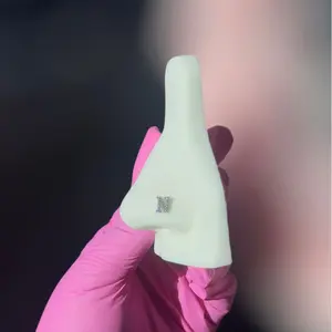 Titanium Initial Nose Ring/ Labret