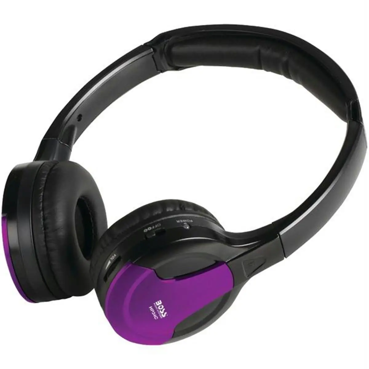 212 MAIN Boss Infrared 2-Channel Over-Ear Wireless Headphones with Interchangeable Caps, 4.4051 lbs Wireless Headset for Sports, Outdoor Cycling
