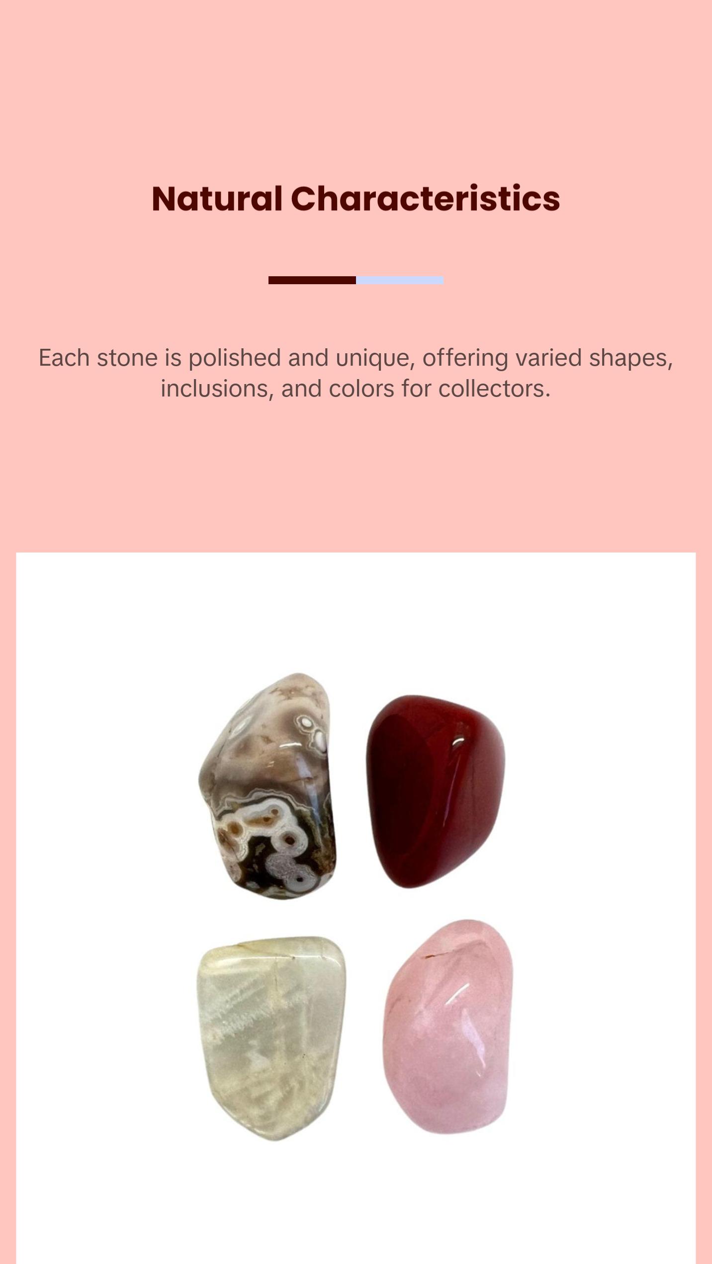 Cancer Zodiac Crystal Set - Tumbled Cancer Zodiac Crystals Metaphysical crystals - Astrology Gifts - Red Jasper, Ocean Jasper, Moonstone