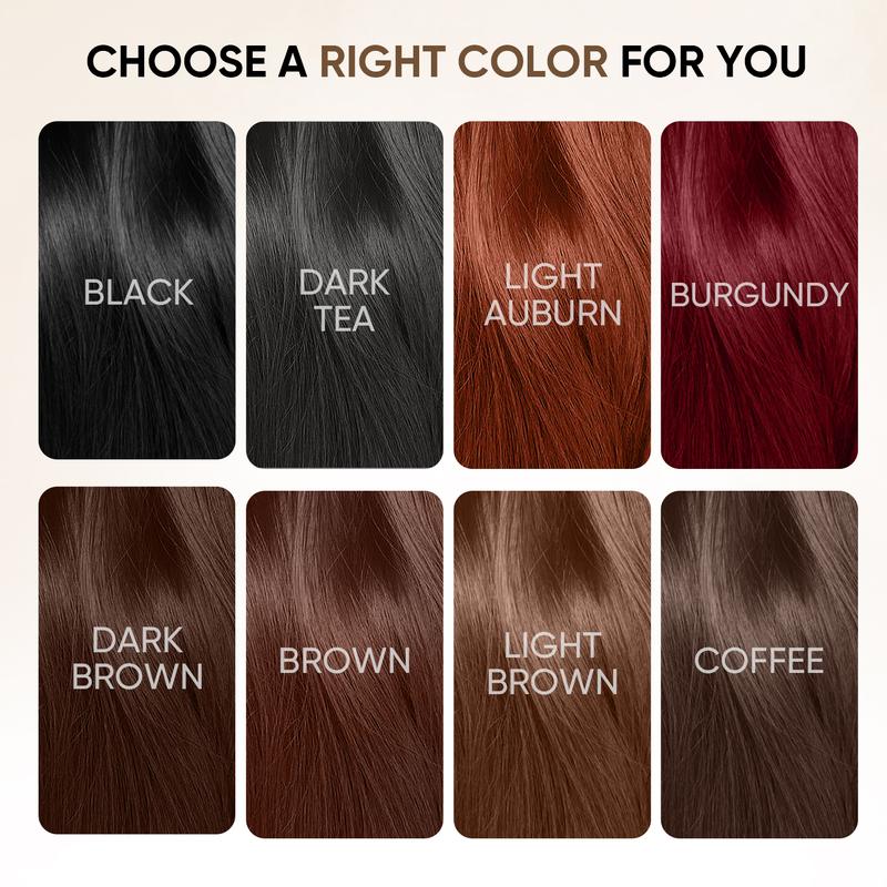 FARNDU-Hair Dye Shampoo for Men & Women, 10 Mins Hair Color, Glossy and Bright Finish, Plant Extracts, Ammonia-Free (400 mL) - Haircare, Christmas Gift