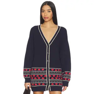 Stitches & Stripes Tyler Cardigan in Cadet Combo