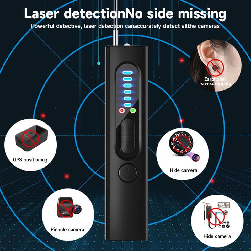 Hidden Camera Detectors, GPS Tracker Detector and RF Signal Scanner, For Office, Travel, Hotel, Car hidden camera GPS detector, Hidden Cam, Find Out Hidden GPS Trackers