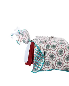 Hiend Accents Unisex Multi Sonora Twin Quilt Bed Set 2 Piece - Qw1007-Tw-Oc