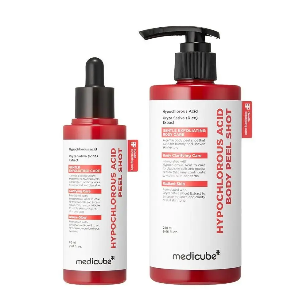 The Filler Alternative People Are Actually Seeing Results FROM Hypochlorous Acid Rice Peel Shot Duo For Face & Body