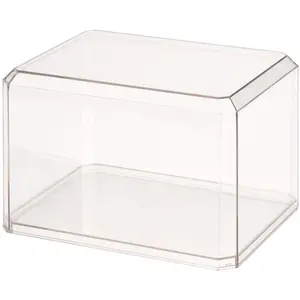 Pioneer Plastics Clear Plastic Mini Helmet Display Case (UV Resistant), 8" W x 6" D x 5" H