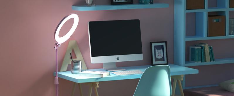 Ubeesize Upgraded 12'' Ring Light with 62'' Tripod Stand & Magnetic Phone Holder LED Selfie RingLight for iPhone with Remote Circle Light for Tiktok YouTube Photography Makeup Live Stream Pink - Alloy Aluminium Smartphone