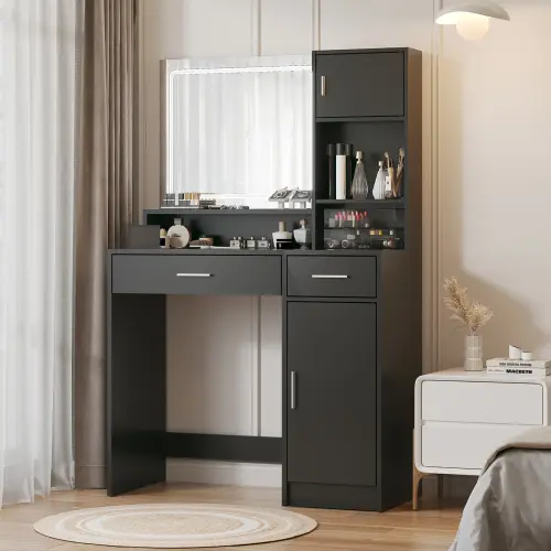 Black + Particle Board