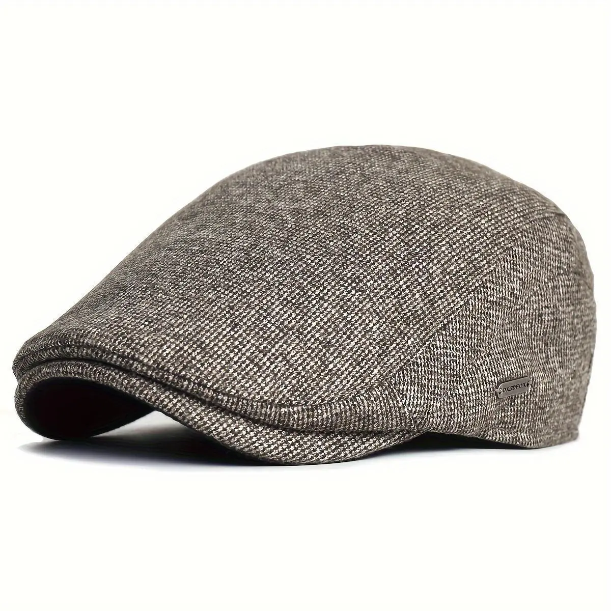 Retro Newsboy Cap for Men & Women - Soft Thick Winter Beret Hat, Warm Knit-Like Polyester, Casual Driver Style, Solid Color & Hand Washable - Cozy Autumn Winter Hat, American Vintage Style Winter Headwear
