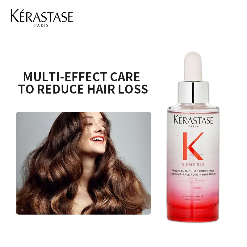 Kerastase Genesis Hair Serum | Daily Strengthening Treatment for Weak or Damaged Hair | Nourishes and Reinforces Hair | Anti-Breakage | Silicone-Free | For Weakened Hair | Serum Fortifiant ,90ml/3.04oz (Random Packing),back to school