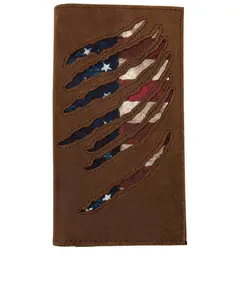 Cody James Men's Americana Leather Checkbook Wallet - Cjaho19wt10