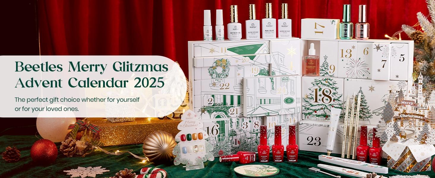 Beetles Gel Polish Christmas Advent Calendar 2025