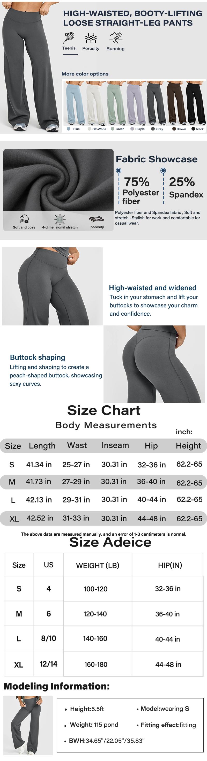 Women's Bare Feel High Waisted Relaxed Fit Casual Pants V Shaped Back Seam Comfort Fit Yoga Pants Comfortable Stretch Relaxed Pants Made with Soft Stretch Fabric Straight Leg with Slightly Flared Hem Vacation Outfit Bottom Basic Minimalist Casual Pants