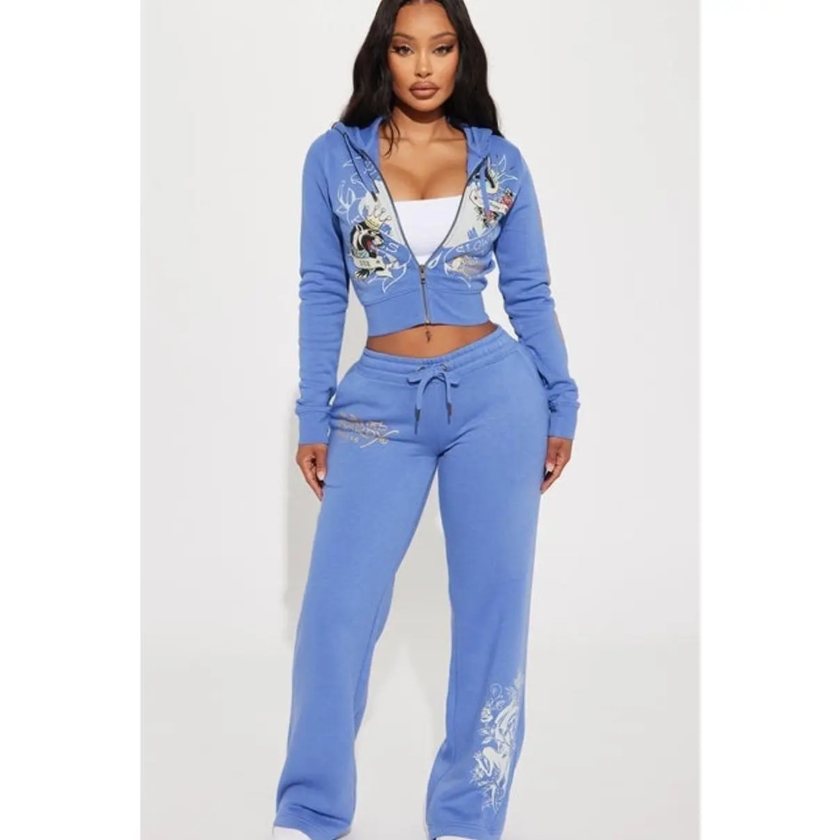 Ed Hardy Free Bird Pant - Blue 4