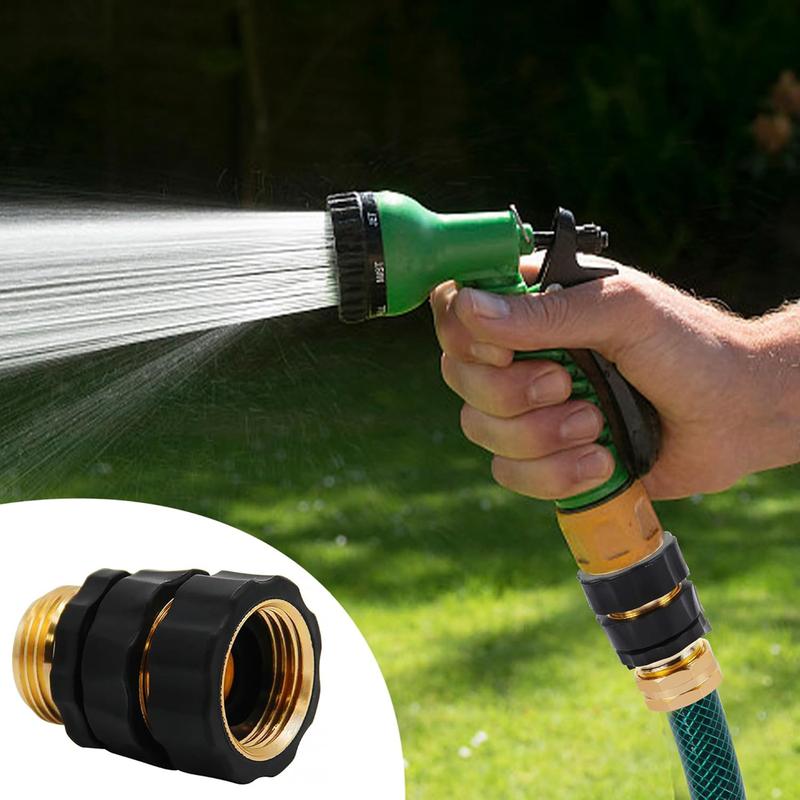 DABATR Garden Hose Quick Connector, 3/4 Inch Male and Female Garden Hose Fitting Quick Connector, 6 Set/4 Set