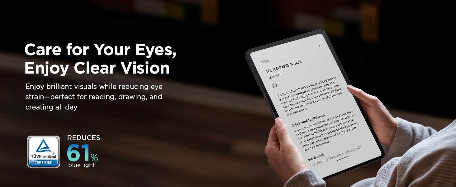 Ares TCL NXTPAPER 11 Gen 2 Android Tablet | 11" Drawing Pad + Digital Notebook w/ Stylus & Flip Case, NXTPAPER 4.0 Display, Android 15, AI Tools, 6+64GB / 8+128GB, 8000mAh Battery (Gray) Ares TCL NXTPAPER 11 Gen 2 Android Tablet | 11" Drawing Pad + Digital Notebook w/ Stylus & Flip Case, NXTPAPER 4.0 Display, Android 15, AI Tools, 6+64GB / 8+128GB, 8000mAh Battery (Gray)