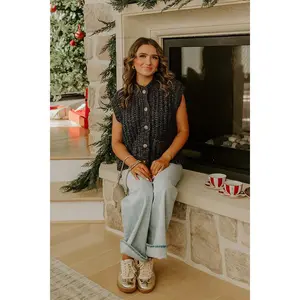 Cozy Couture Chunky Knit Sweater Vest