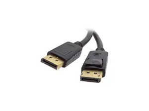 Unirise DP-015F-MM 15ft Black DisplayPort Cable M-M w/ Latches Unirise DP-015F-MM 15ft Black DisplayPort Cable M-M w/ Latches