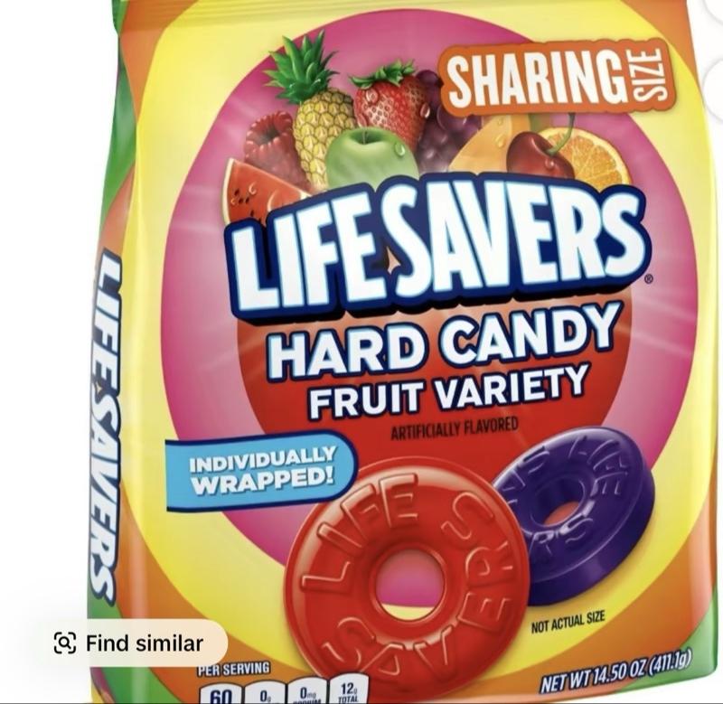 Hard Candy Fruit Variety Sharing Size 14.5 oz 108 Ct Individually Wrapped Artificially Flavored