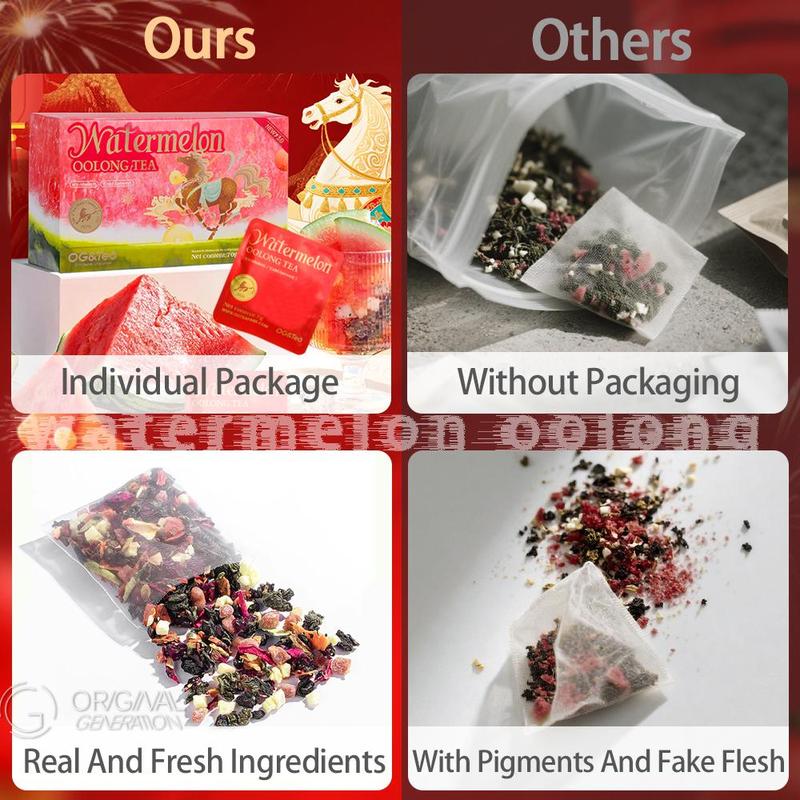 Bogo Sugar Cleanse Lunar New Year 3.0 Watermelon Oolong Tea 2 Cartons (1 Carton 70g 7g×10packs)×2 With Color Changing Glass Sport Drinking Water Bottle With Oolong Tea Red Pitaya Watermelon Peach Pumpkin Strawberry Apple Bogo Sugar Cleanse Lunar New Year 3.0 Watermelon Oolong Tea 2 Cartons (1 Carton 70g 7g×10packs)×2 With Color Changing Glass Sport Drinking Water Bottle With Oolong Tea Red Pitaya Watermelon Peach Pumpkin Strawberry Apple