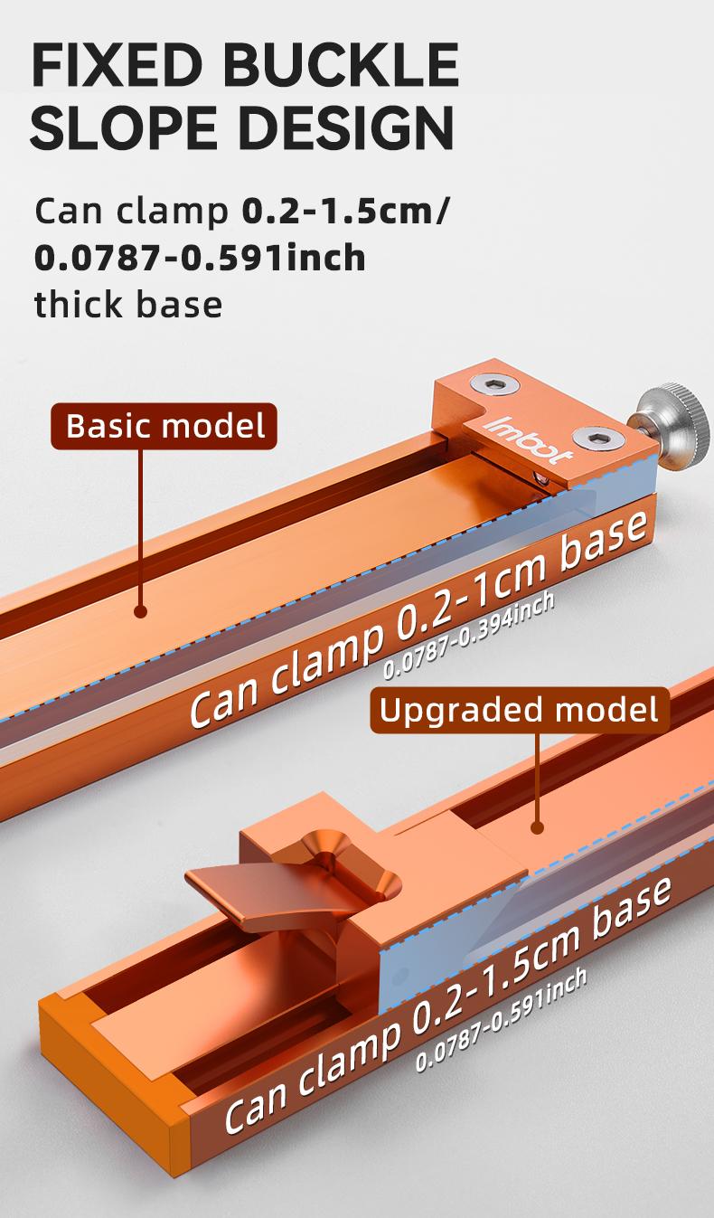 IMBOT Circular Saw​Fence Guide Rail Aluminum Alloy Material Accessories Adjustable Guide Rail​with Locking mechanism for​Unmatched Precision & Straight Cuts
