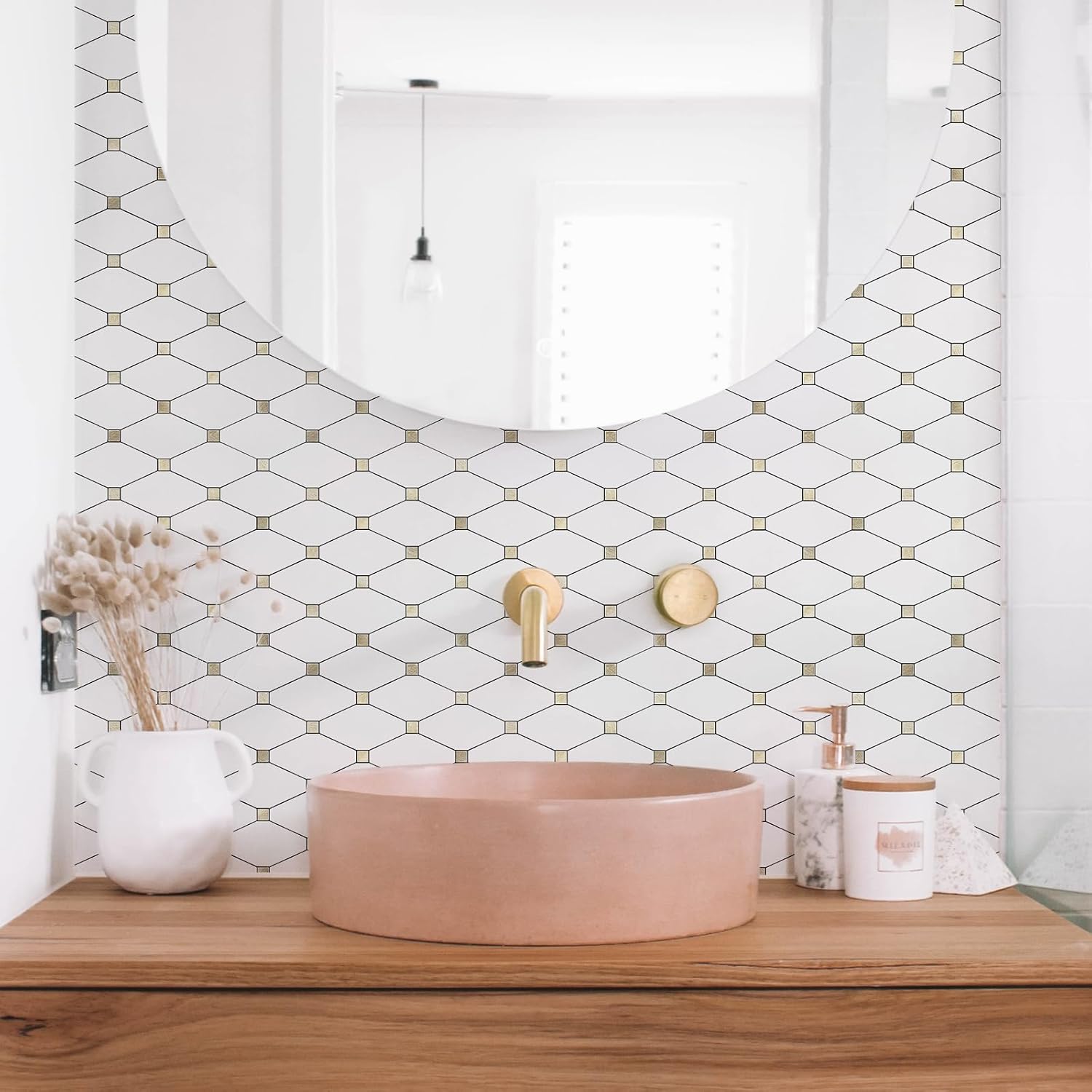 STICKGOO 10Pcs Peel and Stick Backsplash, Mosaic Tile, Self Adhesive Mixed Metal Backsplash for Kitchen/Bathroom/Fireplace/RV Marble Pattern Wallpaper STICKGOO 10Pcs Peel and Stick Backsplash, Mosaic Tile, Self Adhesive Mixed Metal Backsplash for Kitchen/Bathroom/Fireplace/RV Marble Pattern Wallpaper