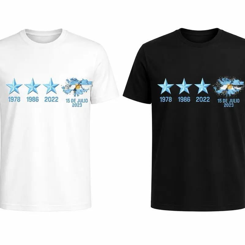 Argentina Champion Malvinas T-Shirt | Vintage Graphic Tee | R40