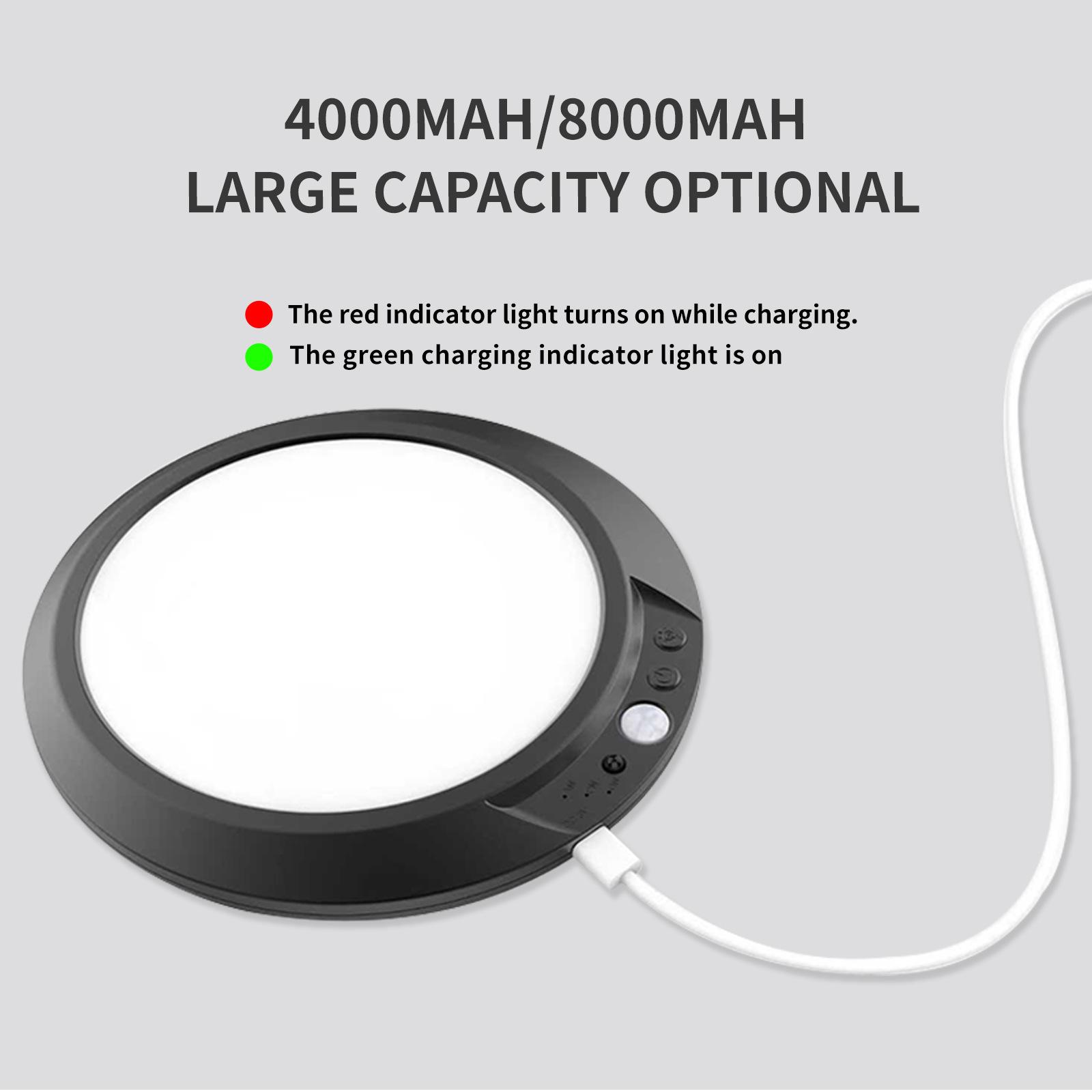 Rechargeable Motion Sensor Ceiling Light with Remote - Magnetic Wireless Ceiling Light Battery Powered for Closet Shower Stairs Shed Hallway Porch Patio ect