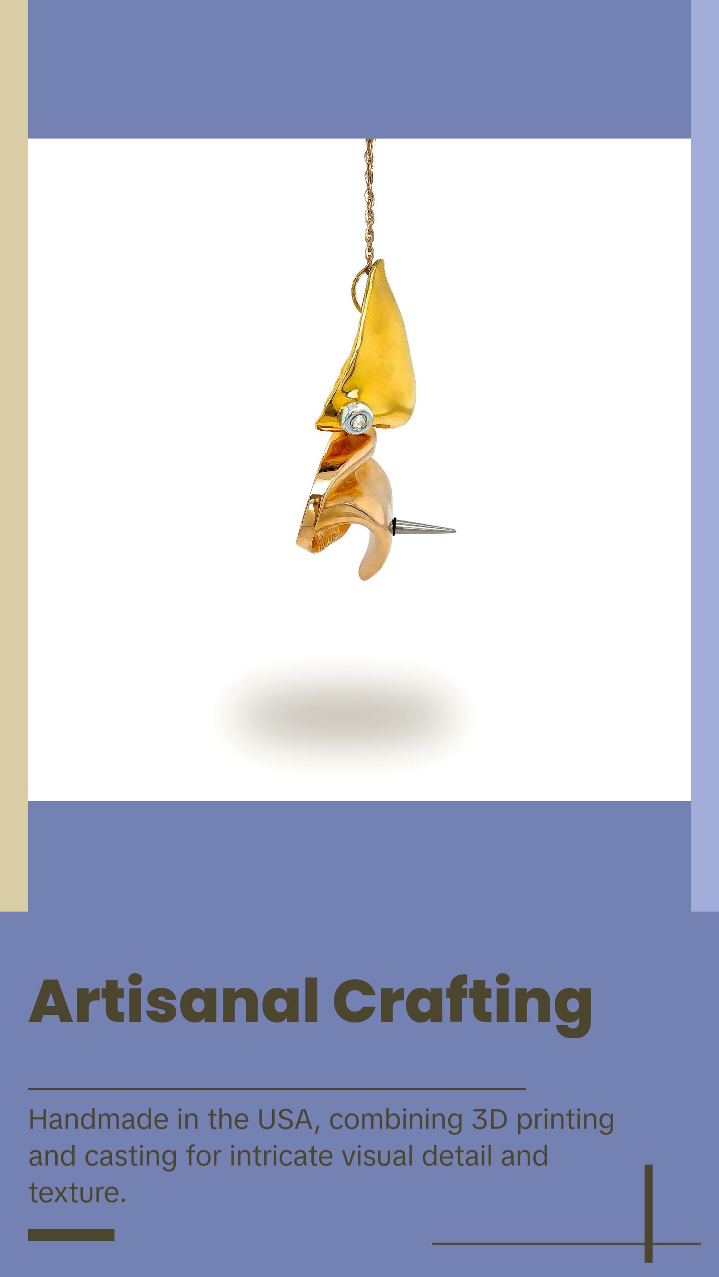 Pierced Tongue Perfume Pendant