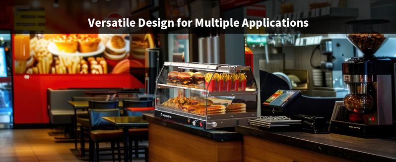 【Valentine's Day Gift】Food Warmer, 2-Tier Commercial Pizza Warmer with LED Lighting, Adjustable Thermostat, Removable Shelves, Countertop Food Heater Pastry Display Case for Buffet Restaurant, Cafe, Catering, Party Server 【Valentine's Day Gift】Food Warmer, 2-Tier Commercial Pizza Warmer with LED Lighting, Adjustable Thermostat, Removable Shelves, Countertop Food Heater Pastry Display Case for Buffet Restaurant, Cafe, Catering, Party Server