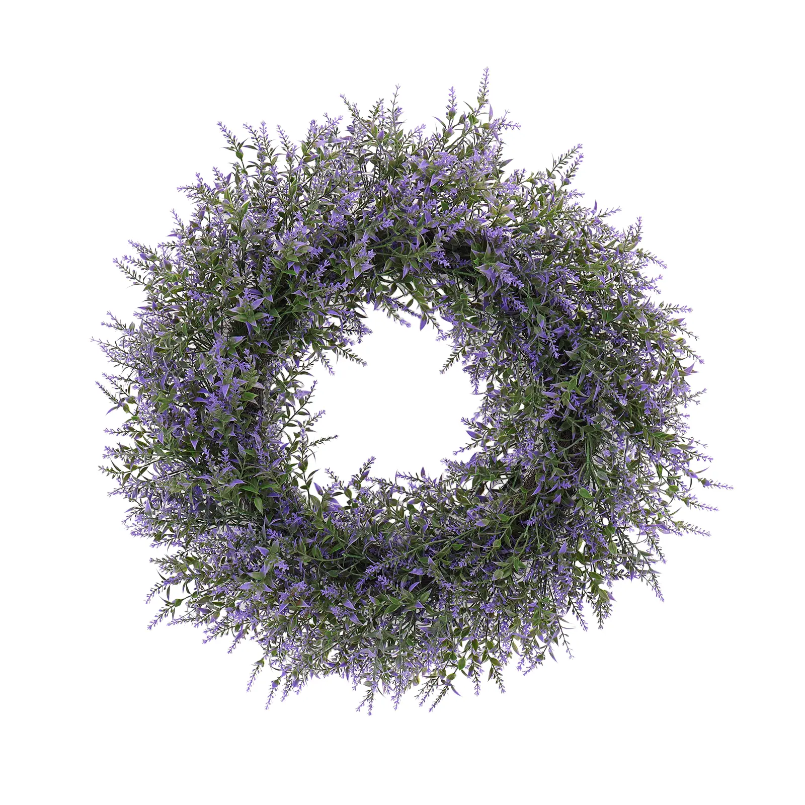 26 Inch Summer Wreaths for Front Door, Lavender and Eucalyptus Wreath for Porch Window, Summer Decor Artificial Front Door Wreath, Farmhouse and Home Decor Summer Wreaths for Front Door