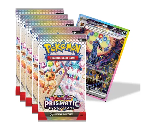 x5 Prismatic Evolutions Packs
