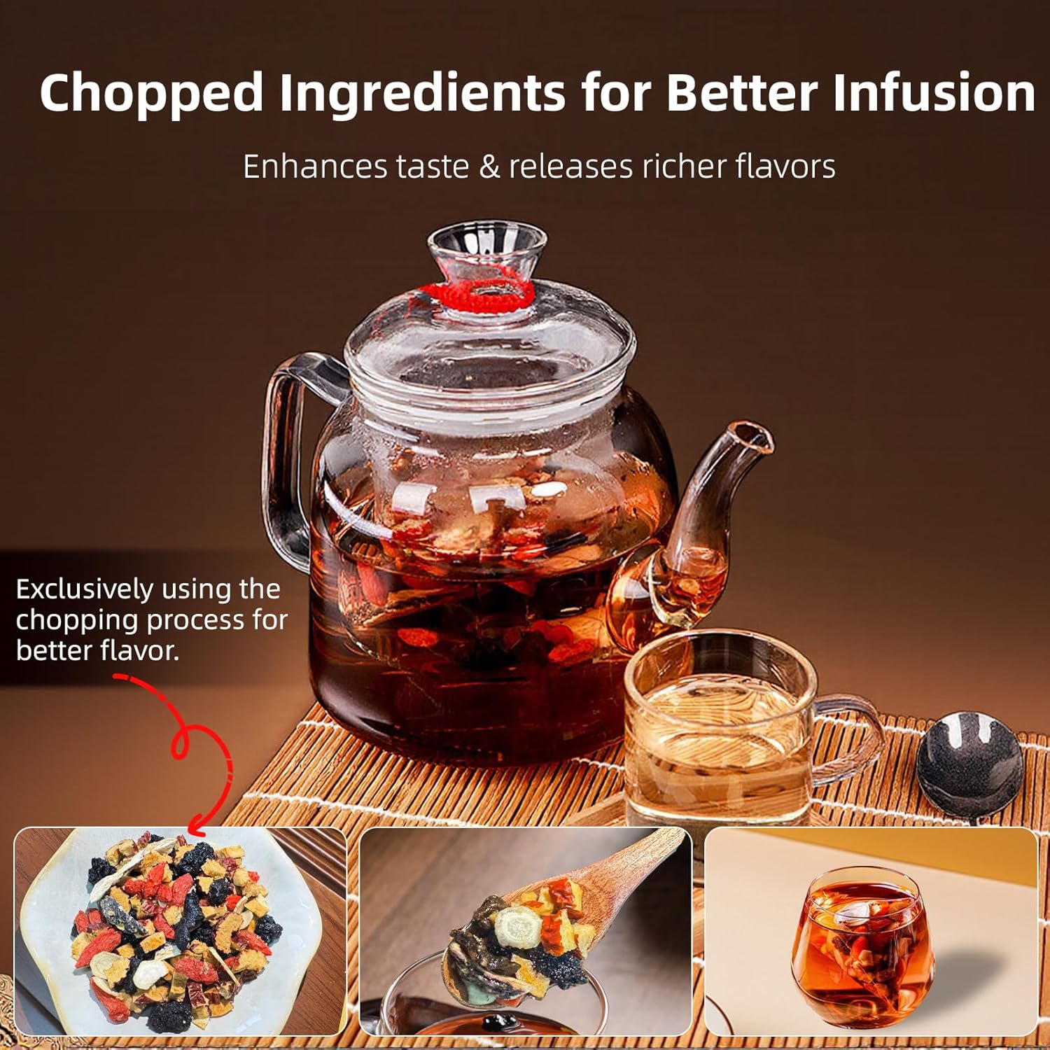 Kidney Tea Formula Ginseng Eight Treasures Tea Organic Kidney Traditional Kidney Cleansing Tea Cleanse Tea Ginseng Red Date Natural Chinese Herbal Tea Bags For Men Women healthy cleanse detox tea